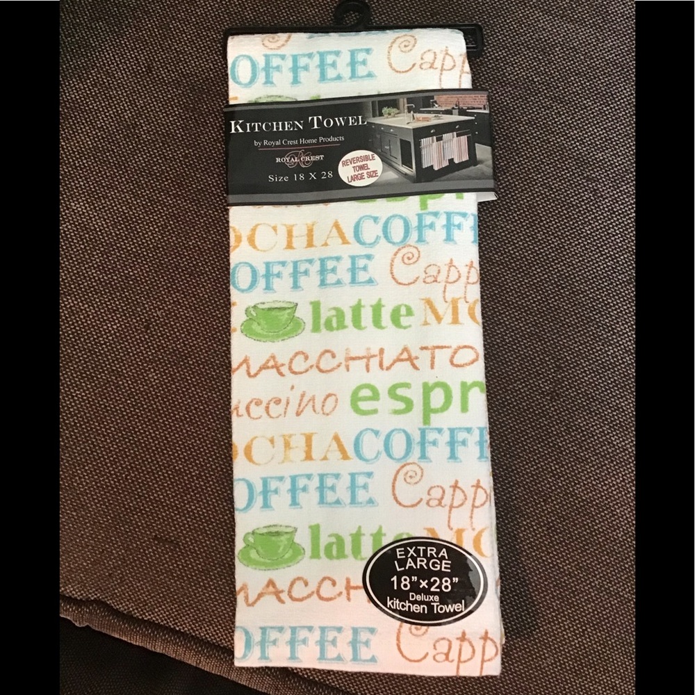 towel”caffeine inspired”